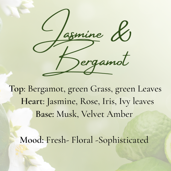 Wax melts - Jasmine & Bergamot