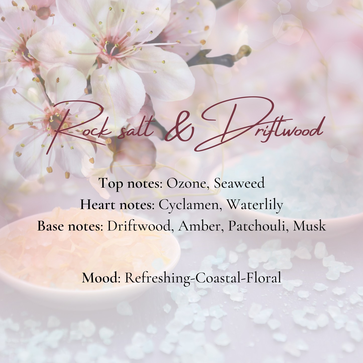 Bohemian Diffuser - White - Rock salt & Driftwood