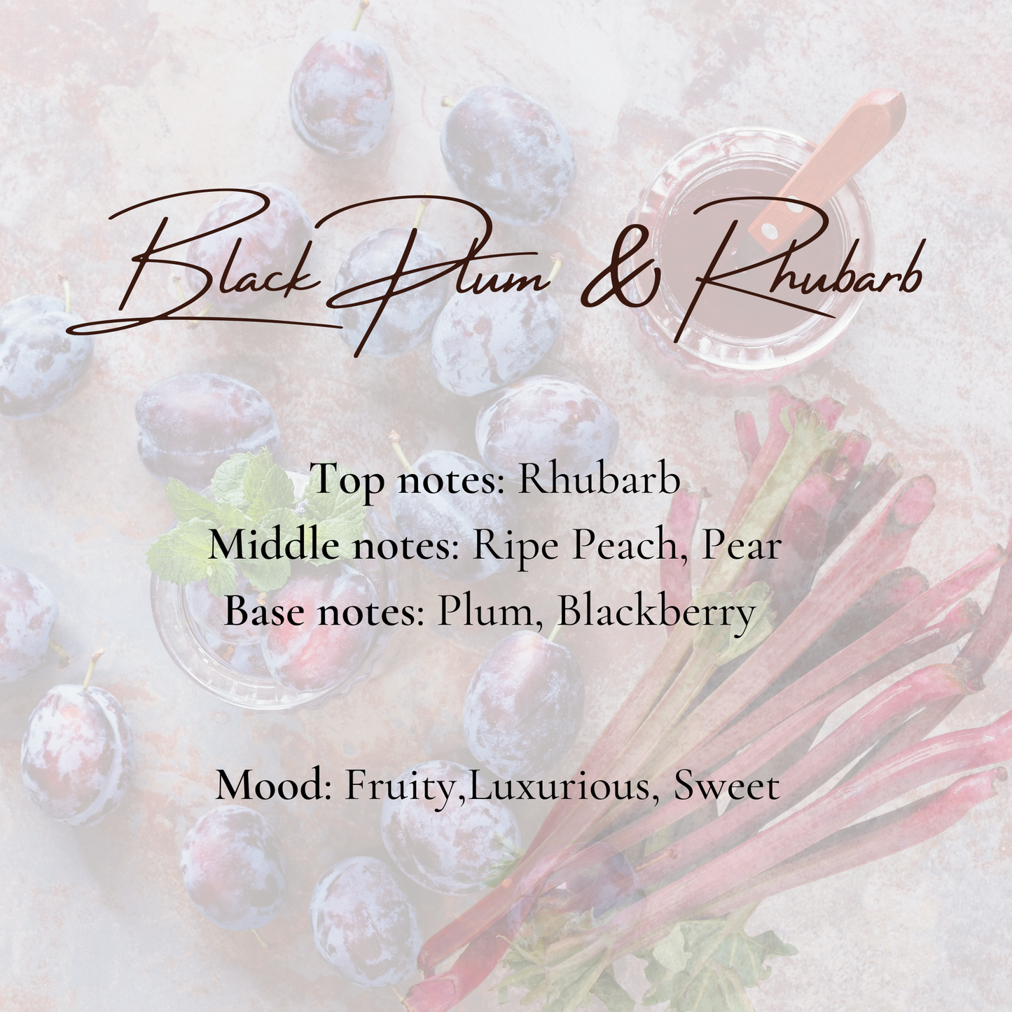 Bohemian Diffusers - White- Black plum & Rhubarb