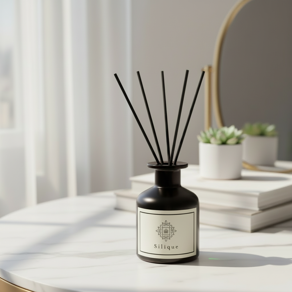 Bohemian Diffuser - Black - Rock salt & Driftwood
