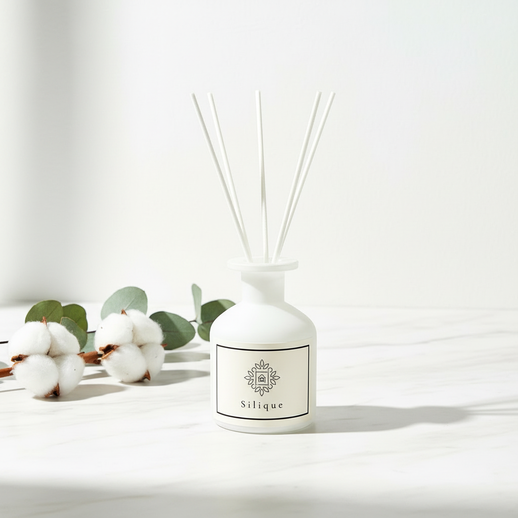 Bohemian Diffuser - White - Rock salt & Driftwood