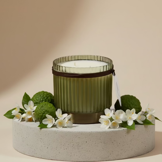 Iris Flute Scented Candle Jasmine & Bergamot (500ml)