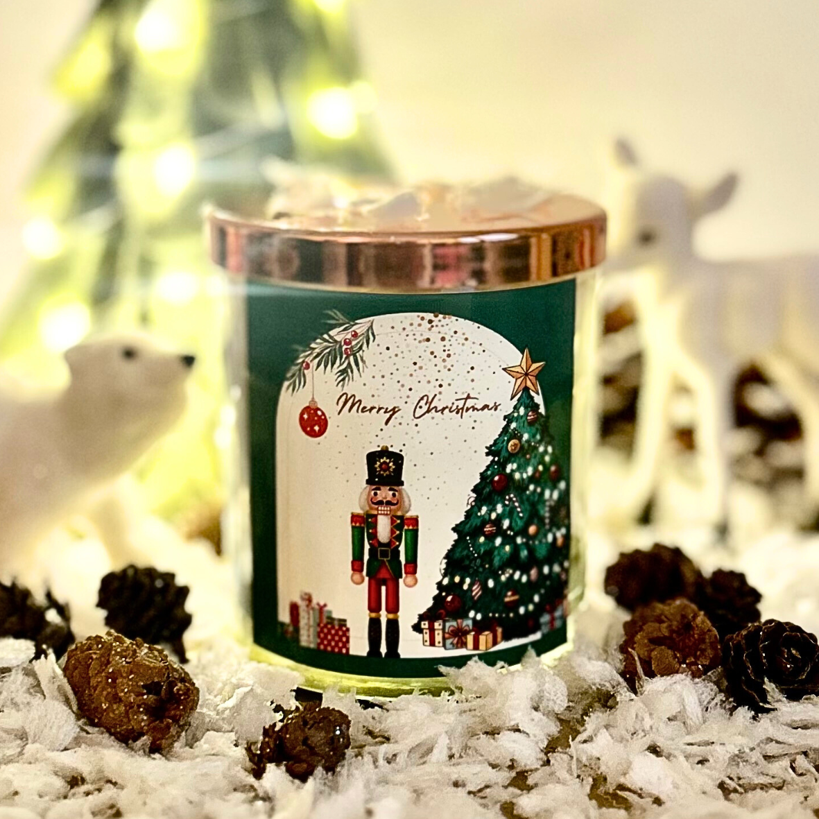 Winter Glow collection -White Christmas Scented Candle